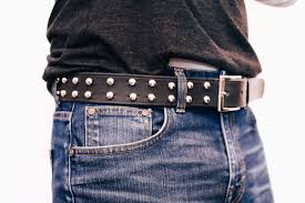 Studded Leather Belt 
